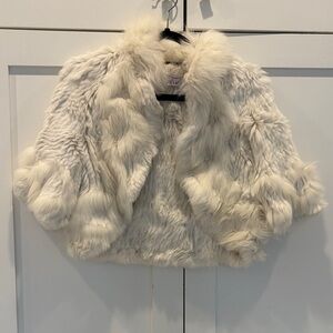Stunning REAL fur jacket. 90% Rabbit Hair and 10% Fox Fur. Made in Italy! Beauty